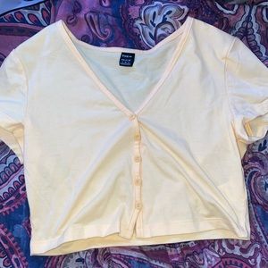 Two SHEIN shirts bundle , pastel yellow and pastel purple